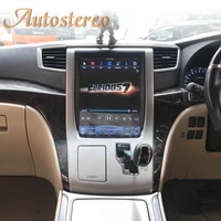 Android 90 Car GPS Navigation For Toyota VellfireAlphard 2007-13 head unit multimedia autoradio tape no DVD player Tesla style