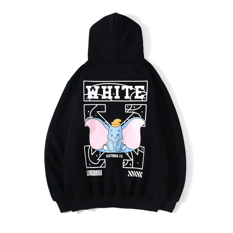 

2021 New Disney Dumbo Sweater Hoodies Sweatshirts harajuku Autumn Winter Men's clothing Male Loose Tops Casual Fashion hoodie