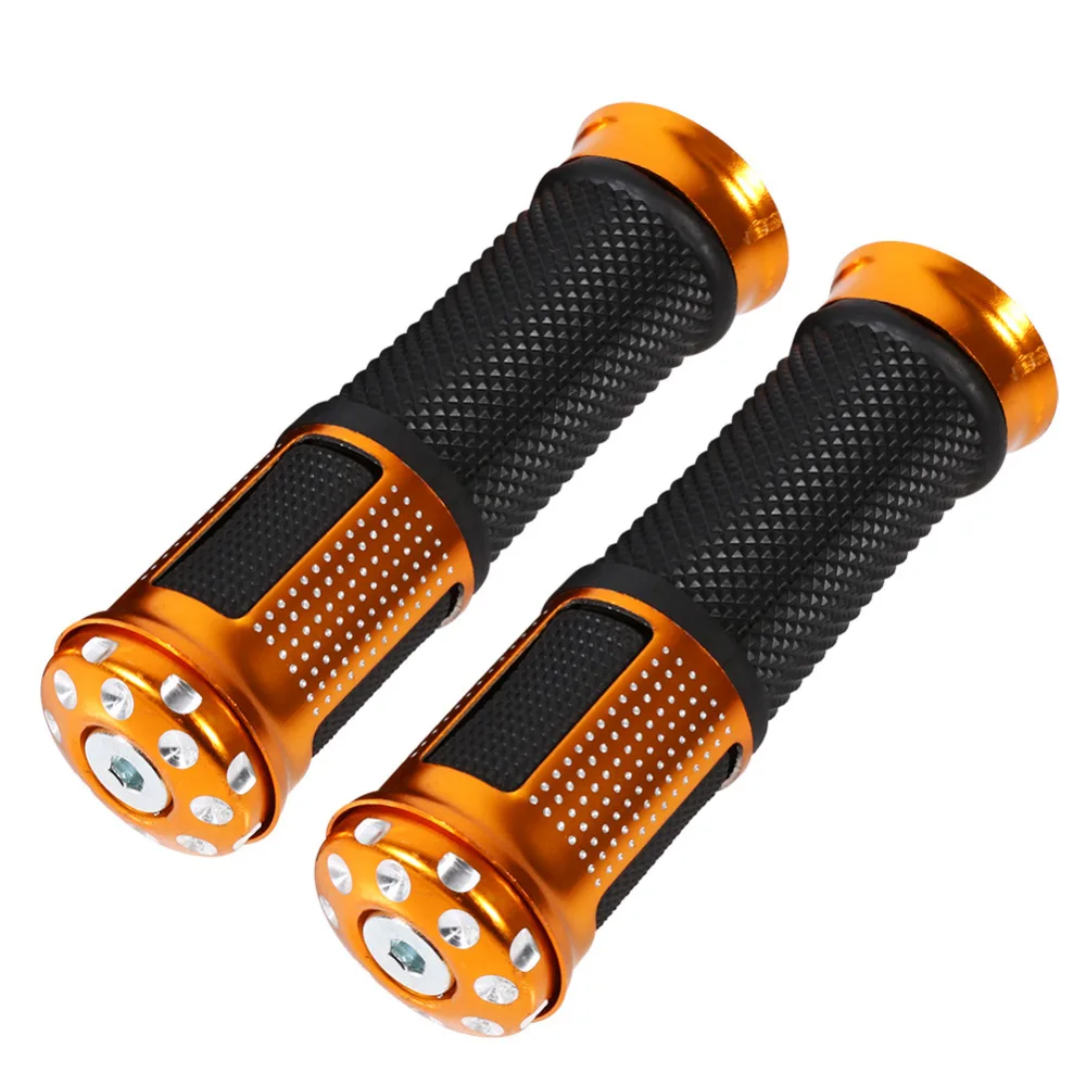 1 пара алюминиевые резиновые ручки для мотоцикла и велосипеда 7/8 дюйма |