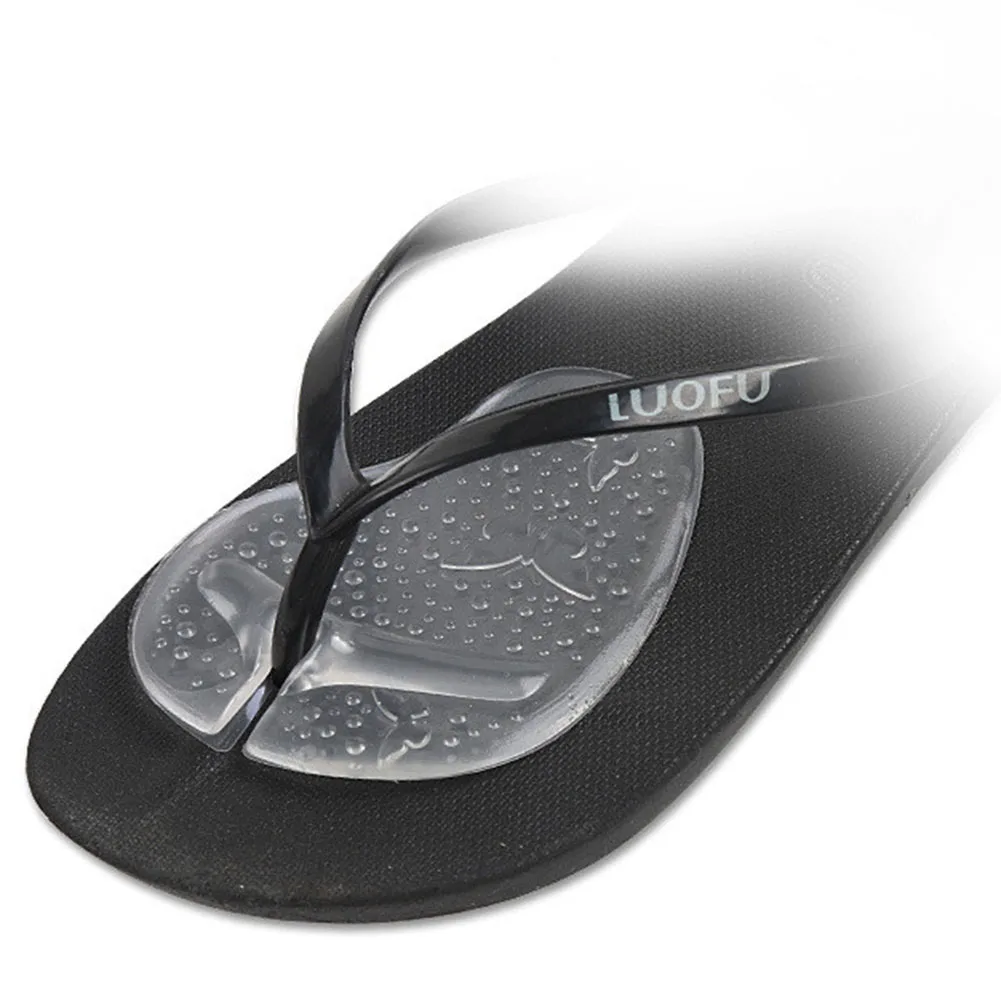 

GEL Flip-flops insole Slippery Butterfly Pattern Pad Clips Sticks Slippers Pads Forefoot Pads Foot Care Socks Toes Insert Pad