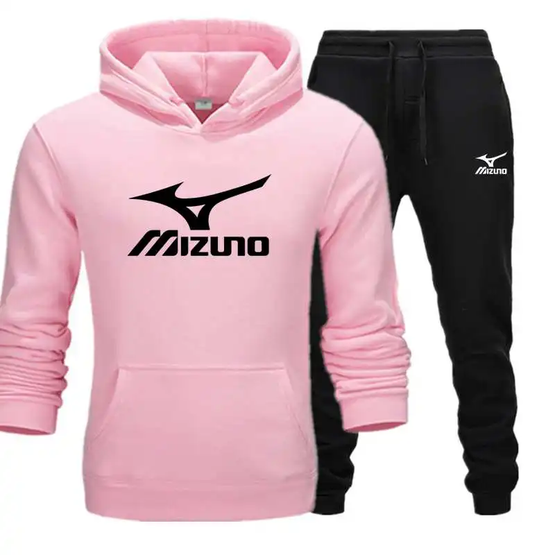 

2021 Brand Men's Sportswear New Men's Hoodie + Pants Two-Piece Suit Sportswear Fashion Solid Color Suit Men