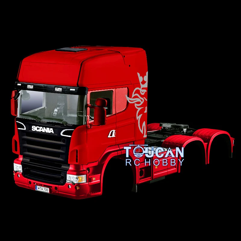 

Hercules 1/14 Scania 3Axle Highline Tractor Truck Car Shell Painting Cabin DIY THZH0454-SMT5