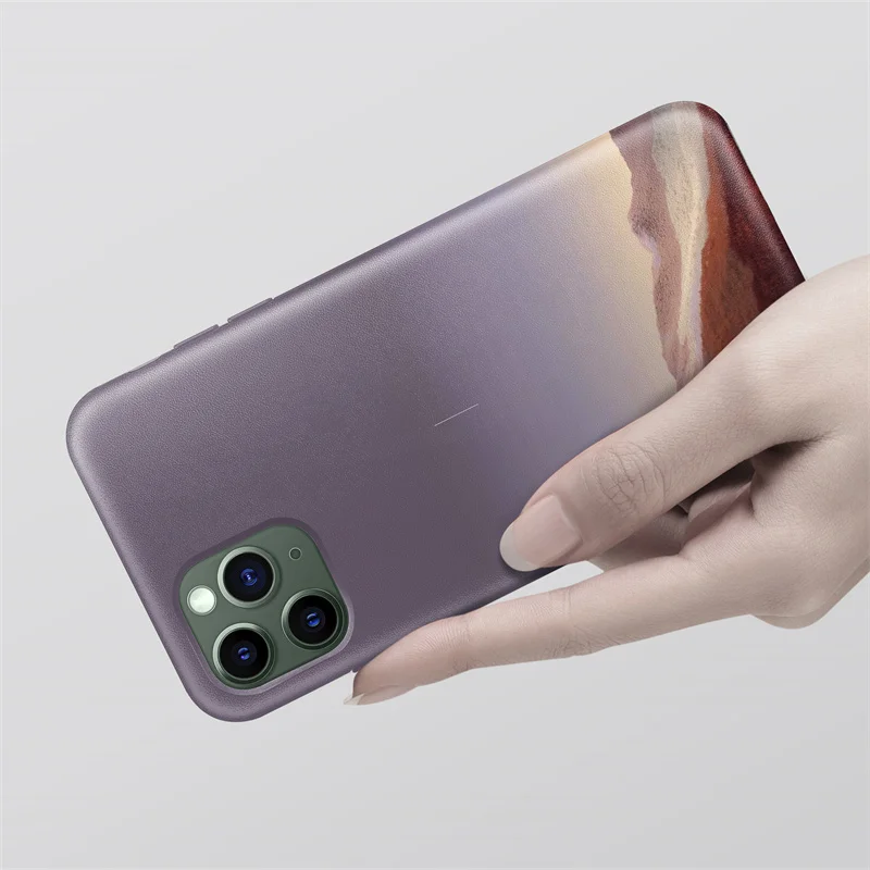 

Back Cover Soft TPU Phone Case For iPhone 11 12 XS XR MAX X SE 2020 7 8 6S 6 Plus Pro Color Painting Cartoon Nature Landscape
