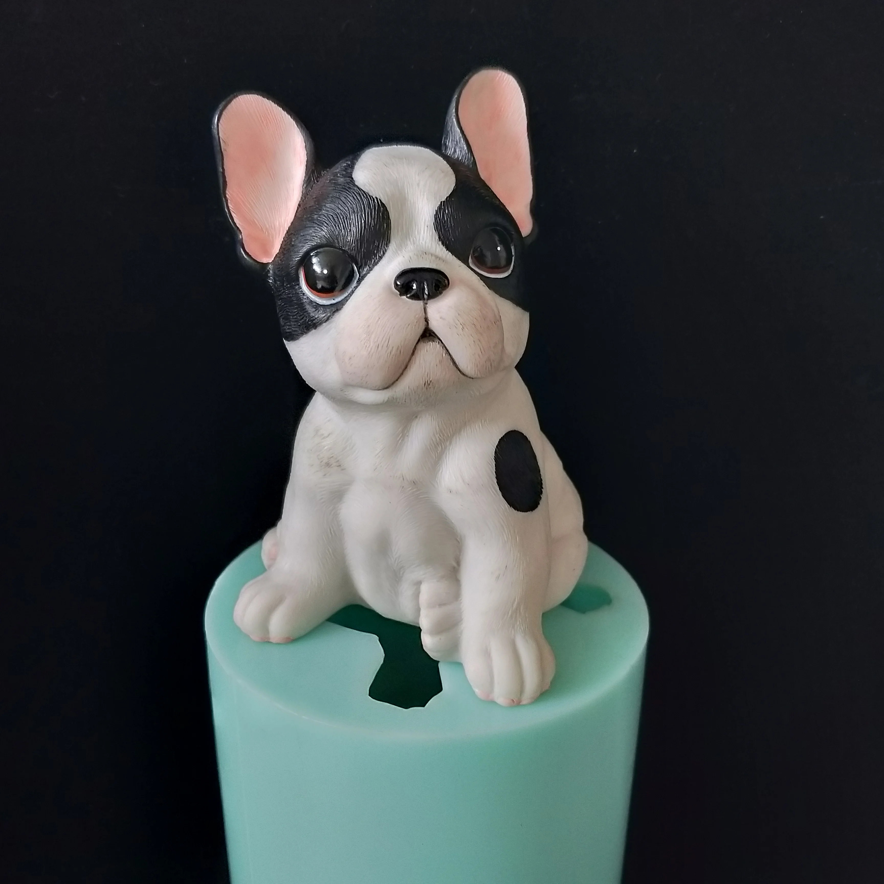 PRZY силиконовые 3D милые формы для собак ручной работы большая форма Свеча