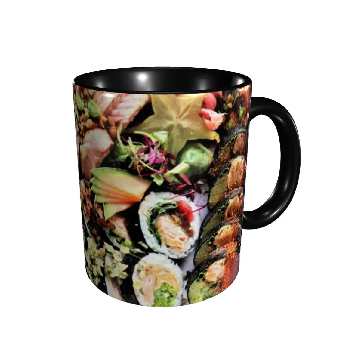 

Promo Sushi Mugs Classic Cups Mugs Print Casual Food Full Printed beer mugs