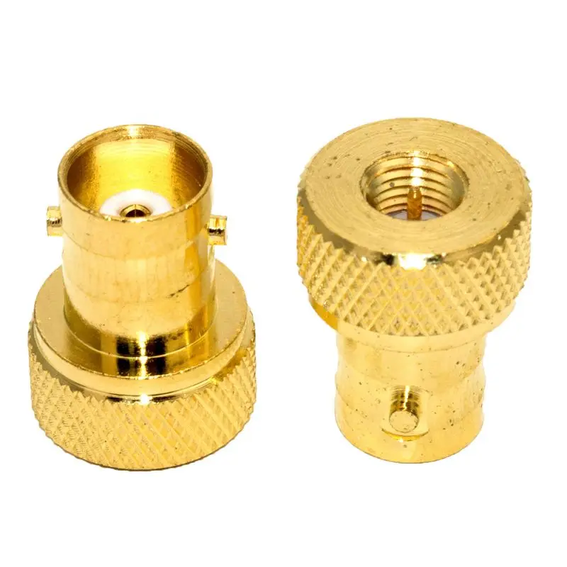 

2 шт радиочастотный коаксиальный адаптер SMA папа к BNC гнезду RF разъемы Позолоченные