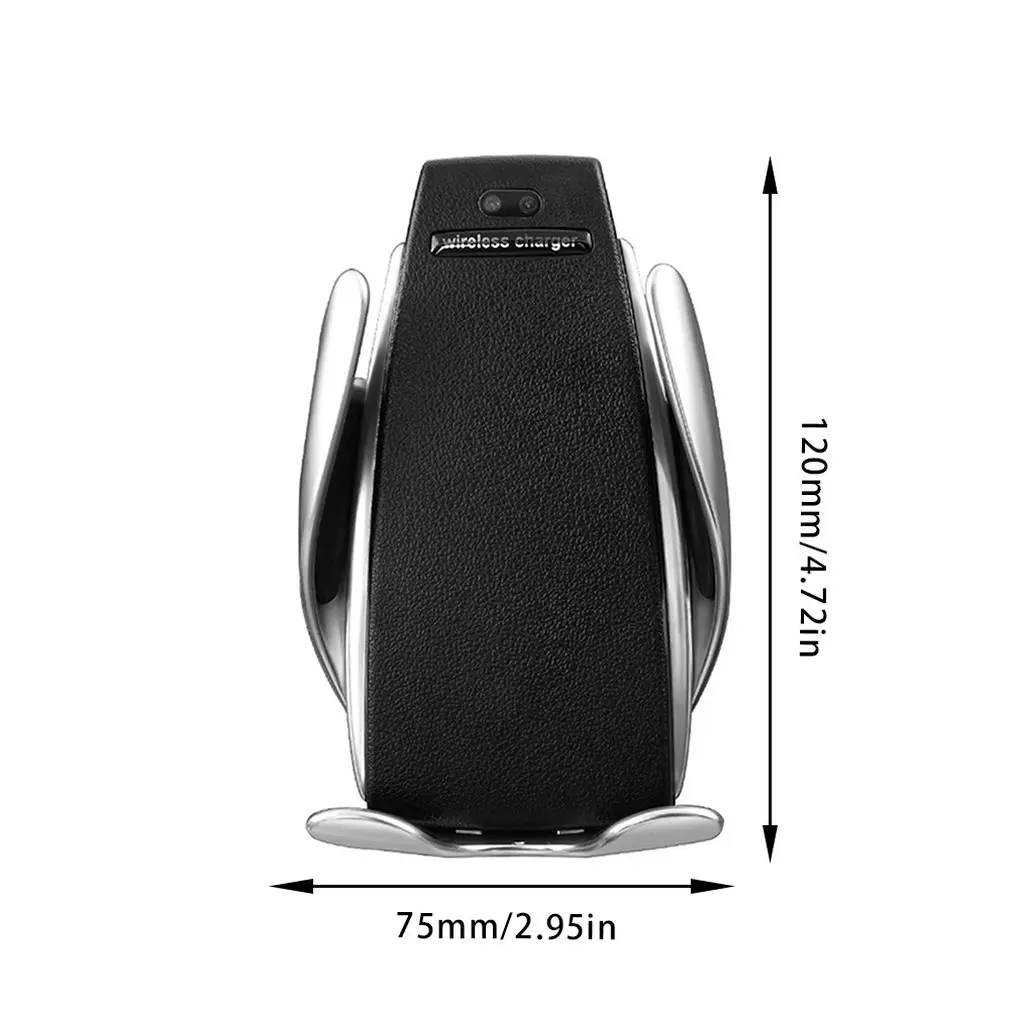 

Automatic Clamping Wireless Charger Air Vent Phone Holder 360 Degree Rotation Charging Mount Bracket Fast Charge