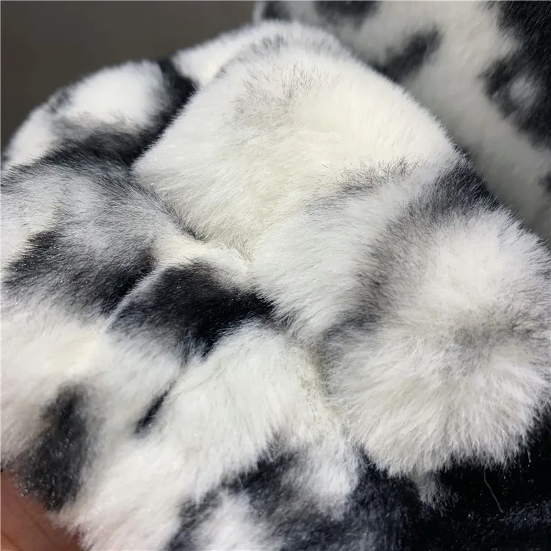 Женское модное Свободное пальто из искусственной кожи с принтом граффити теплая