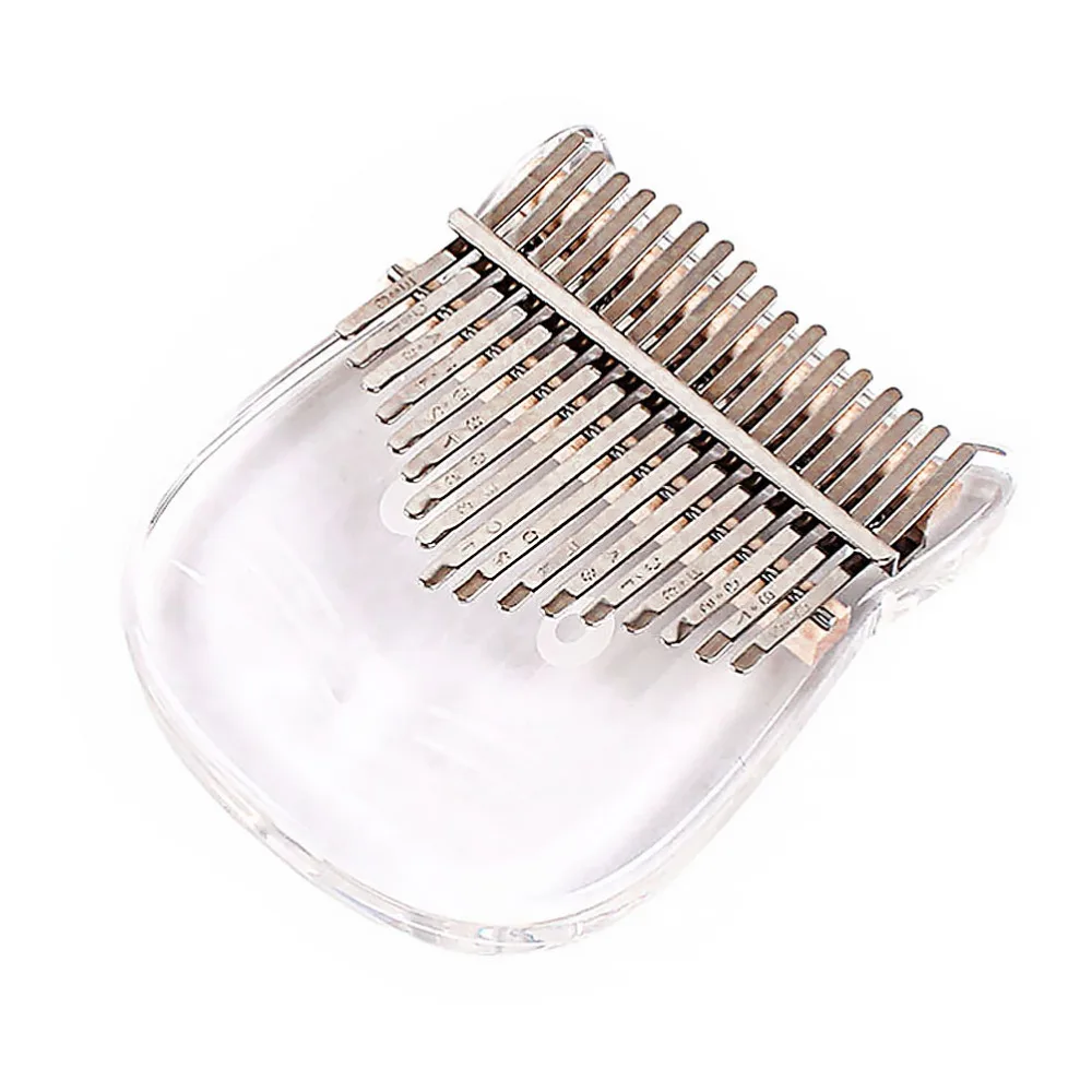 

Kalimba Thumb Piano Mini Transparent Cat Kalimba Piano Gift for Beginners Kids