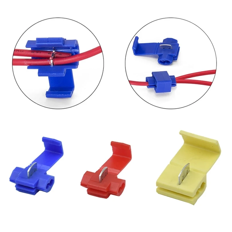 Шотландский соединитель для проводов 50 шт. застежка без разрыва изолированный