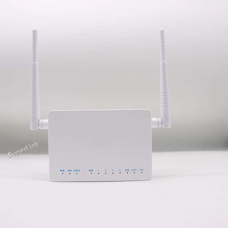

5 Pieces ONU ONT NEW F663NV9 2GE+2FE+1TEl+1USB+WIFI GPON ONU without power English version Freeshipping