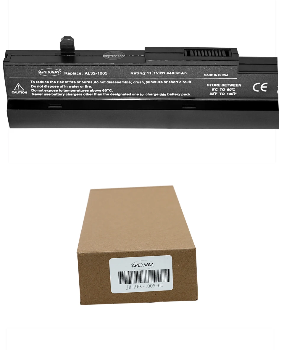 ApexWay Аккумулятор для ноутбука Asus Eee PC 1001 1001p x 1001 1005 1005PEG 1005PR 1005PX AL31-1005 AL32-1005 ML32-1005 PL32-1005