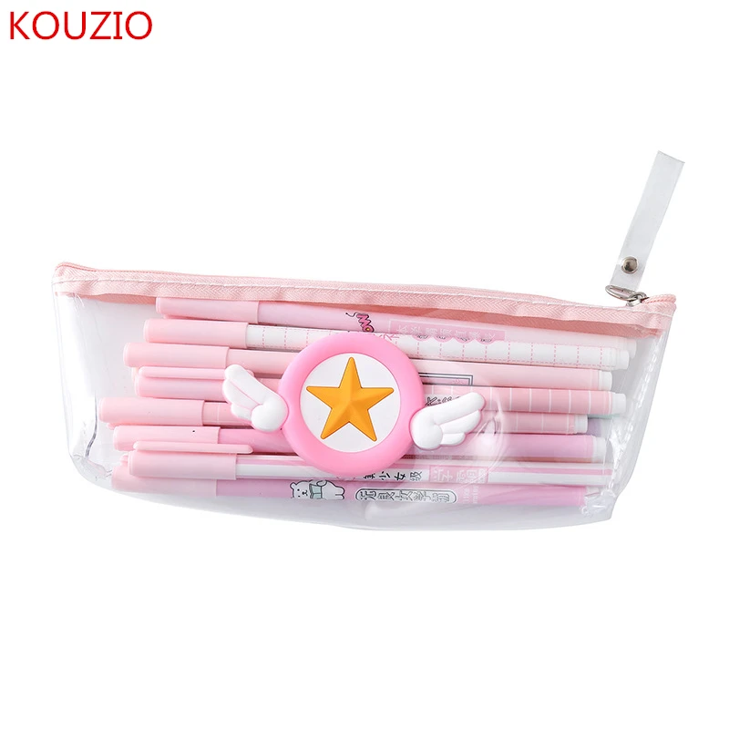 Гелевая ручка в виде единорога 10 шт./комплект милые школьные креативные