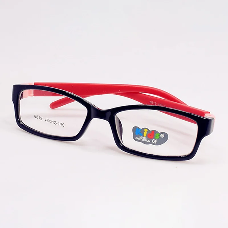 Детские очки для мальчиков и девочек легкая оправа очков по рецепту силиконовая