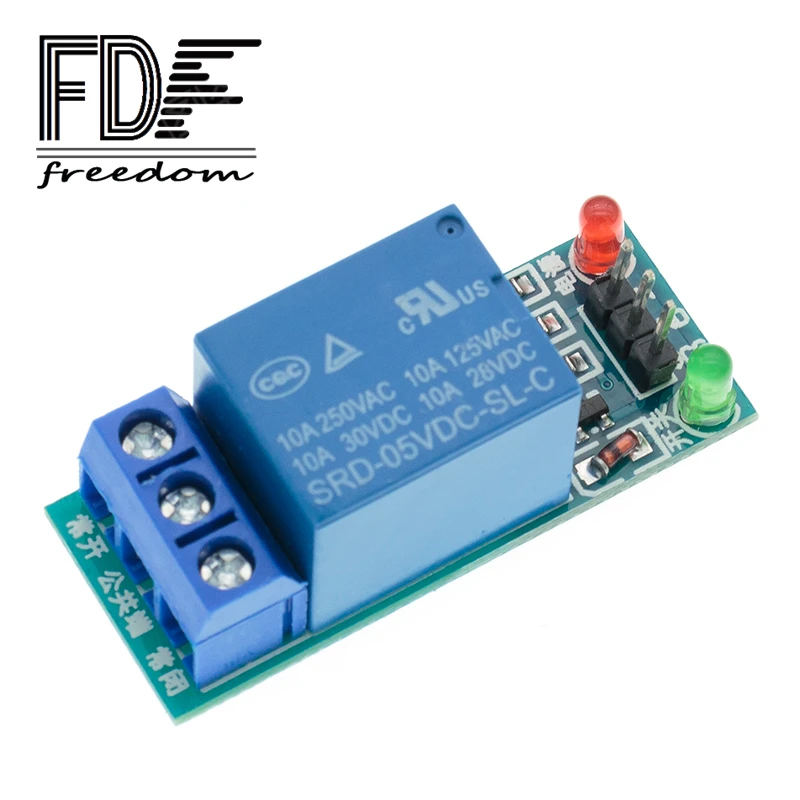 1-канальный релейный модуль 5 В низкий новый уровень управления SCM бытовой