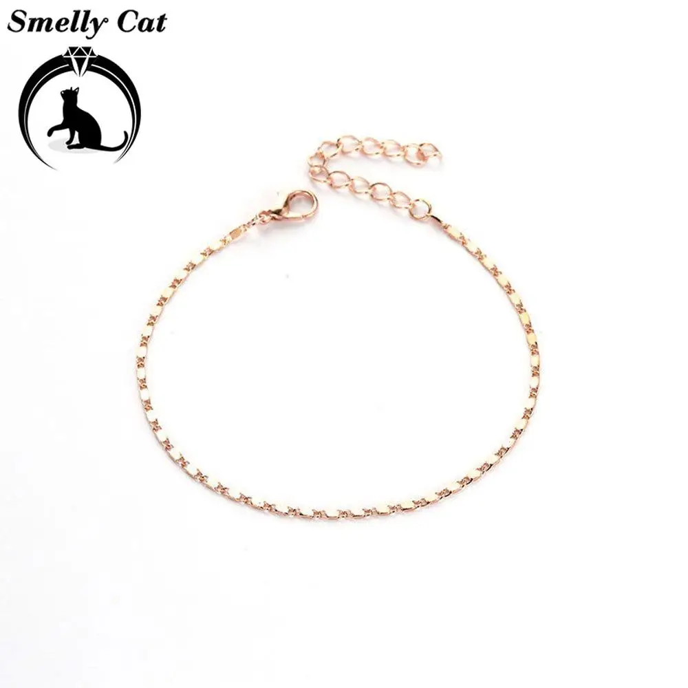 Вонючий кот изящный сексуальный браслет на лодыжку Cheville босоножки босую ногу