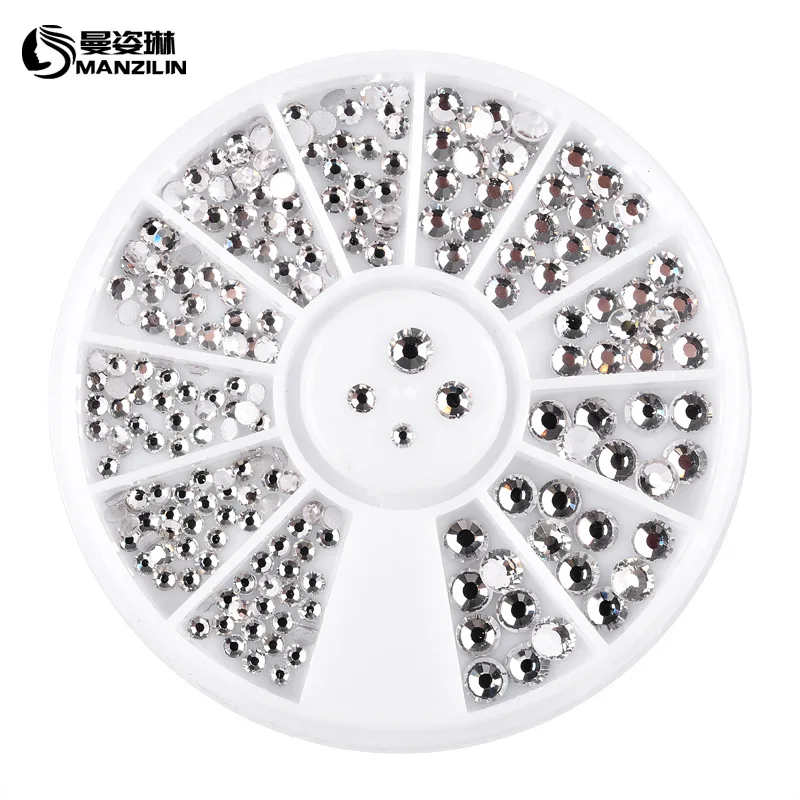 Модные пикантные 15 видов стилей для ногтевого дизайна Стразы расставить