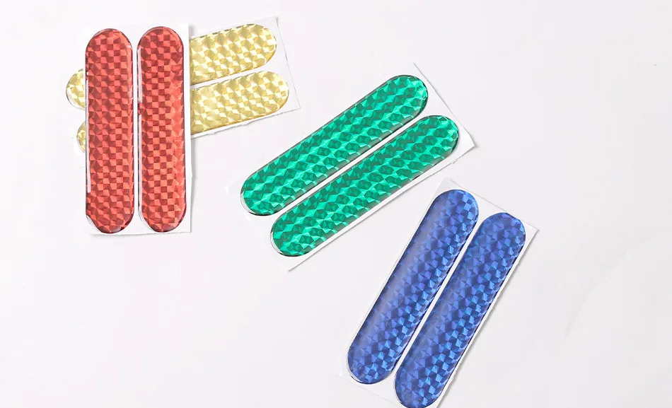 2 шт сильная вискость водонепроницаемый и неувядающий Светоотражающая наклейка