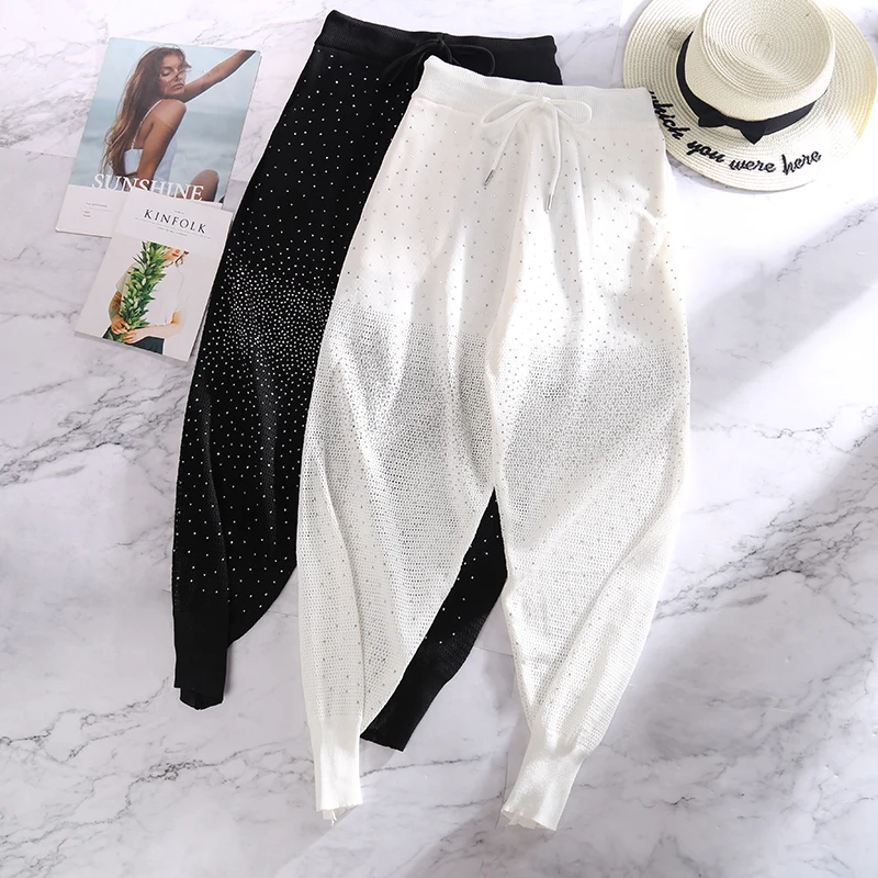 Тяжелая работа полые горячие бурения Высокая талия повседневные трикотажные