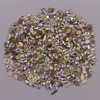 new sale strass gems stones gold bottom 3d nail art rhinestone non hotfix flatback crystal for garment decoration