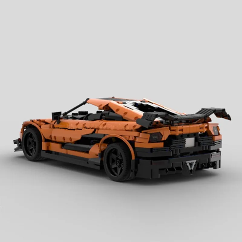Buildmoc Koenigsegg Agera One Hypercar супер гоночный автомобиль подходит для Lepinings модель