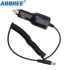 ABBREE 12V-24V автомобиль Зарядное устройство кабельная линия связи со светодиодным индикатором светильник для Abbree AR-F1 AR-F2 AR-F6 AR-F8 AR-889G иди и болтай Walkie Talkie радио