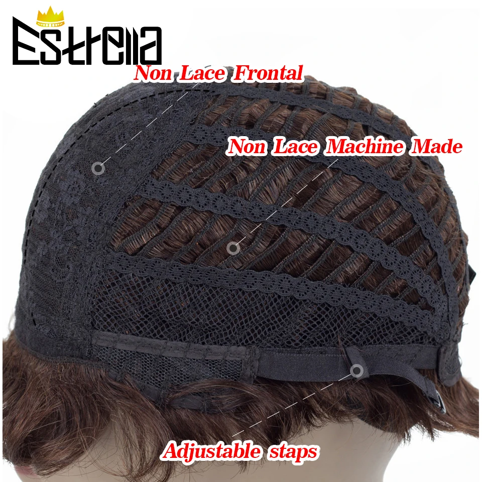 Короткие прямые черные парики из натуральных волос с челкой бразильские не Реми