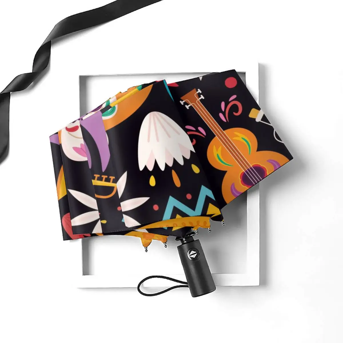 Comprare Ombrello Automatico Da Pioggia Ombrello A Tre Pieghe Ombrello Colorato Da Giorno Ombrello Antivento Ombrello Impermeabile Femminile