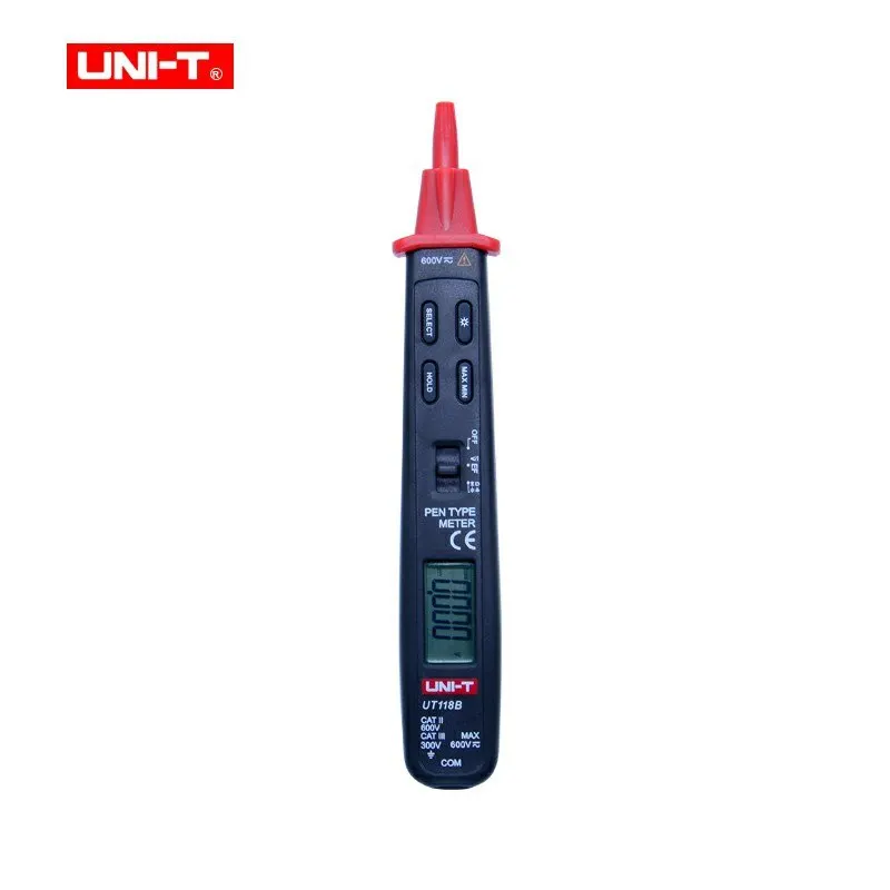 UNI-t UT118B Pen Type Digital Multimeter  AC DC voltmeter  Resistance Capacitance meter  Auto range Data hold Multimeters