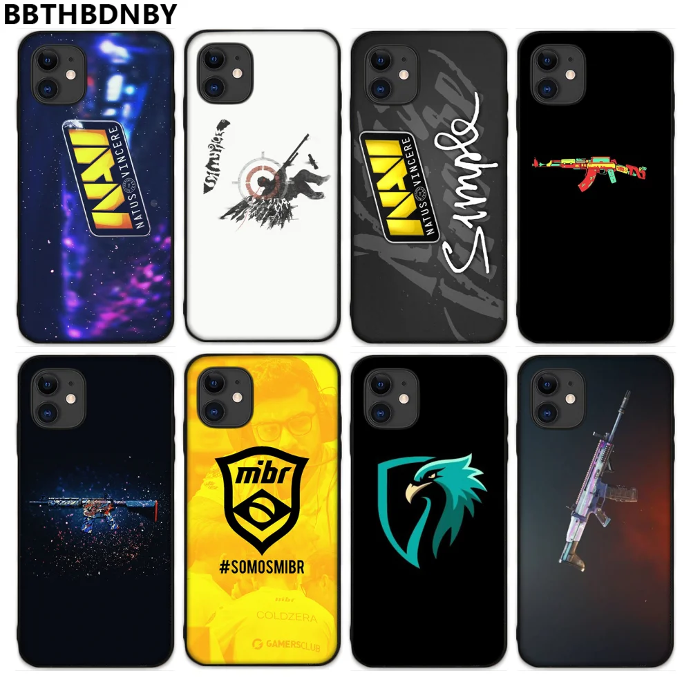 Для iphone 11 Cs go Navi s1mple Чехол черный мягкий чехол для телефона 5 5S SE 5C 6 6S 7 8 plus X XS XR PRO