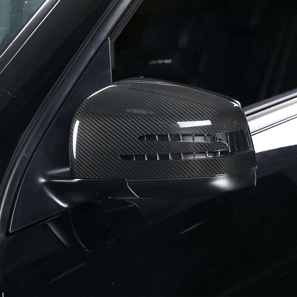 

Real carbon fiber Rear view mirror cover For Mercedes ML320 2012 GLE W166 coupe c292 350d GL x166 GLS amg
