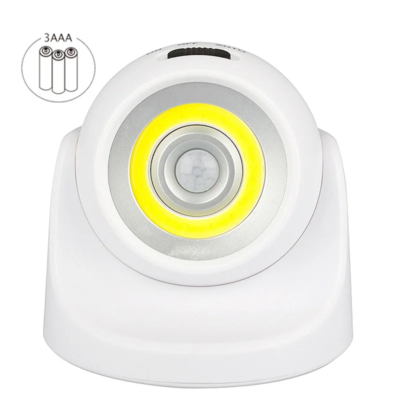 

360 Degree Intelligent COB Sensor Light Led Small Control Aisle Trunk Night Light Cabinet Light Feeding Light Room Eccessories