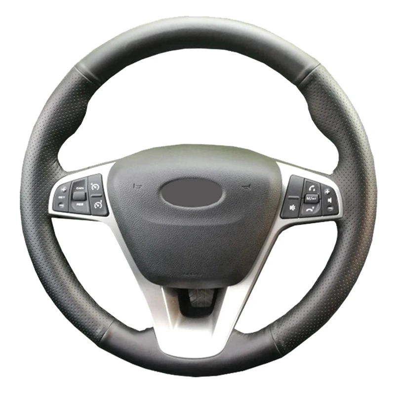 Оплетка рулевого колеса автомобиля для Lada Vesta 2015 2016 2017 2018 2019 Xray 2019/чехол руля на