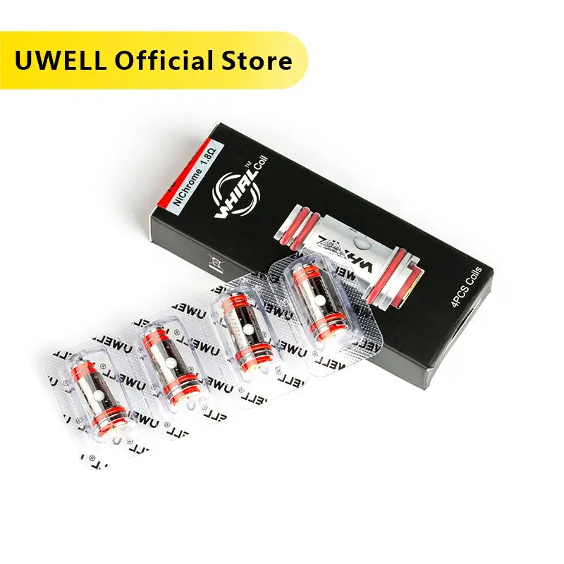 

UWELL 5 упаковок 20 шт Whirl 2 / Whirl Tank Сменная головка катушки 1,8 / 0,6 Ом испаритель сердечника электронной сигареты