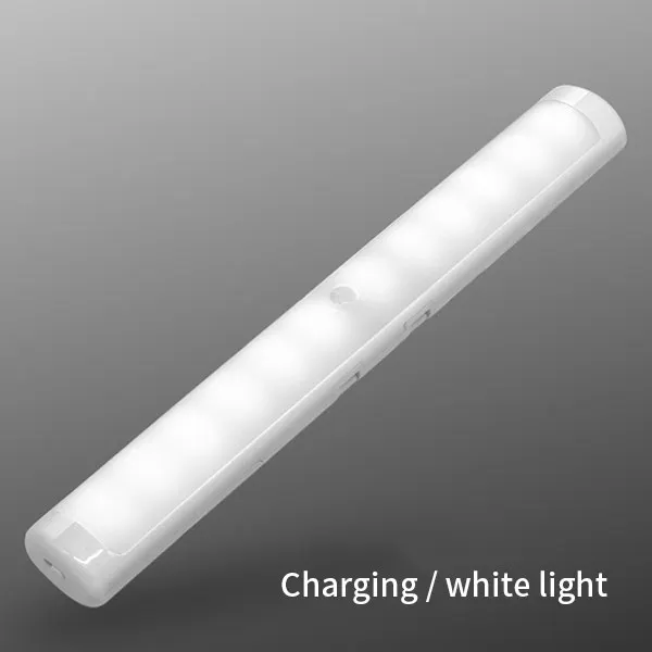 White Xiaomi PGG прямоугольная модная бар-образная Индукционная лампа шкаф лампа с крюком человеческого тела Индукционная лампа светодиодный - Цвет: White