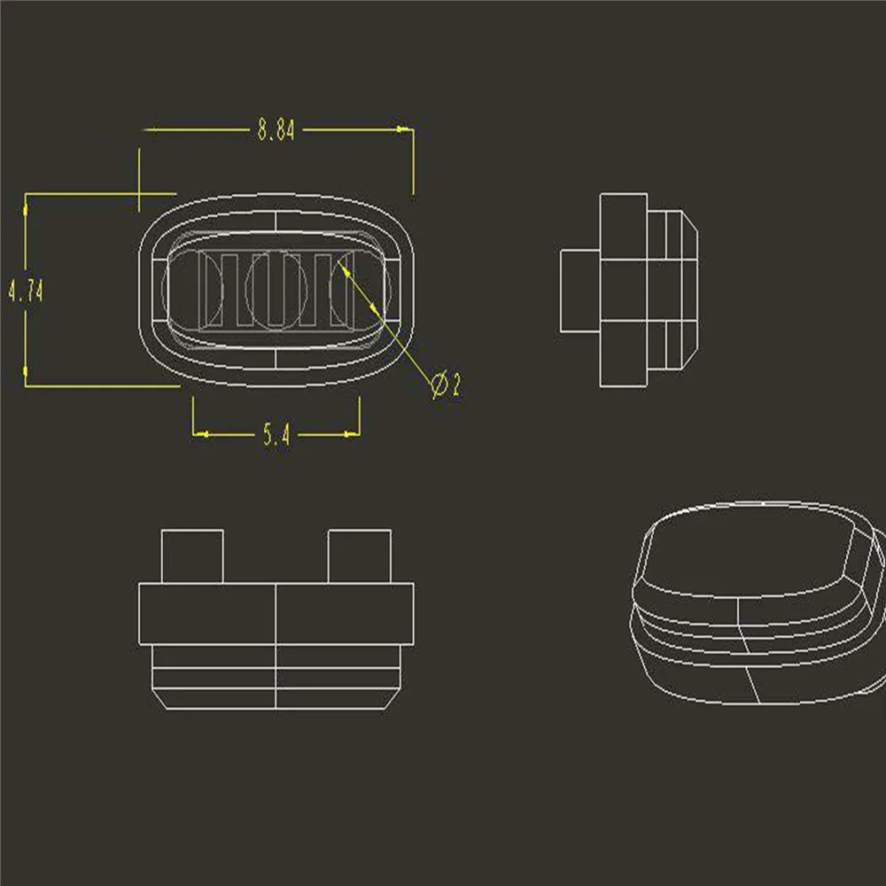 светодиодный квадратный св
