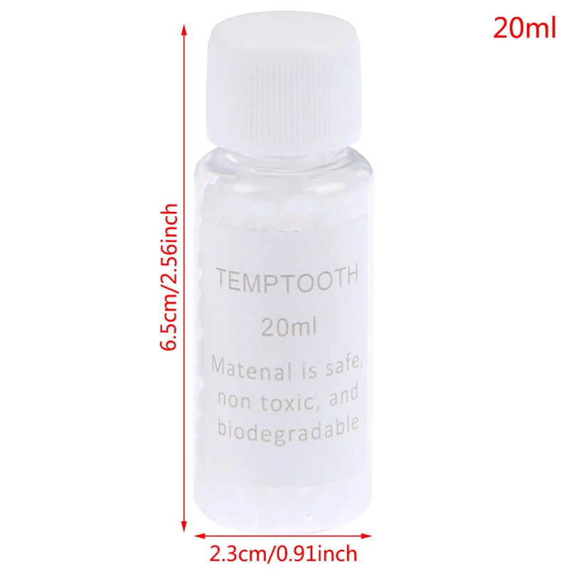 20 мл твердый клей для зубных протезов набор временного ремонта зубов временная