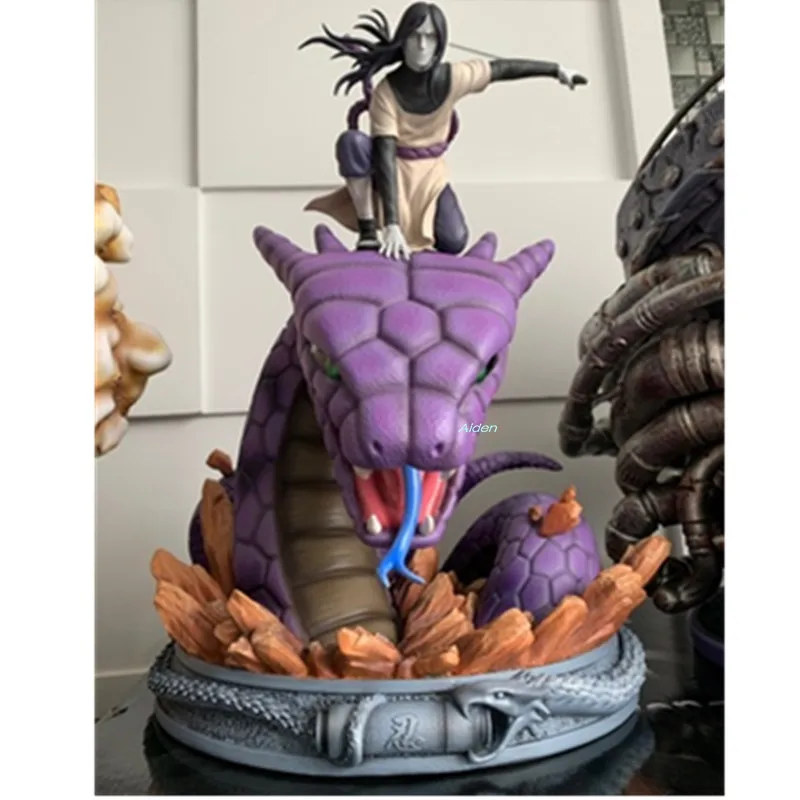 2" Статуя Наруто Akatsuki бюст огненная нация полноразмерный портрет Orochimaru GK Коллекционная модель игрушки коробка 50 см Z2826