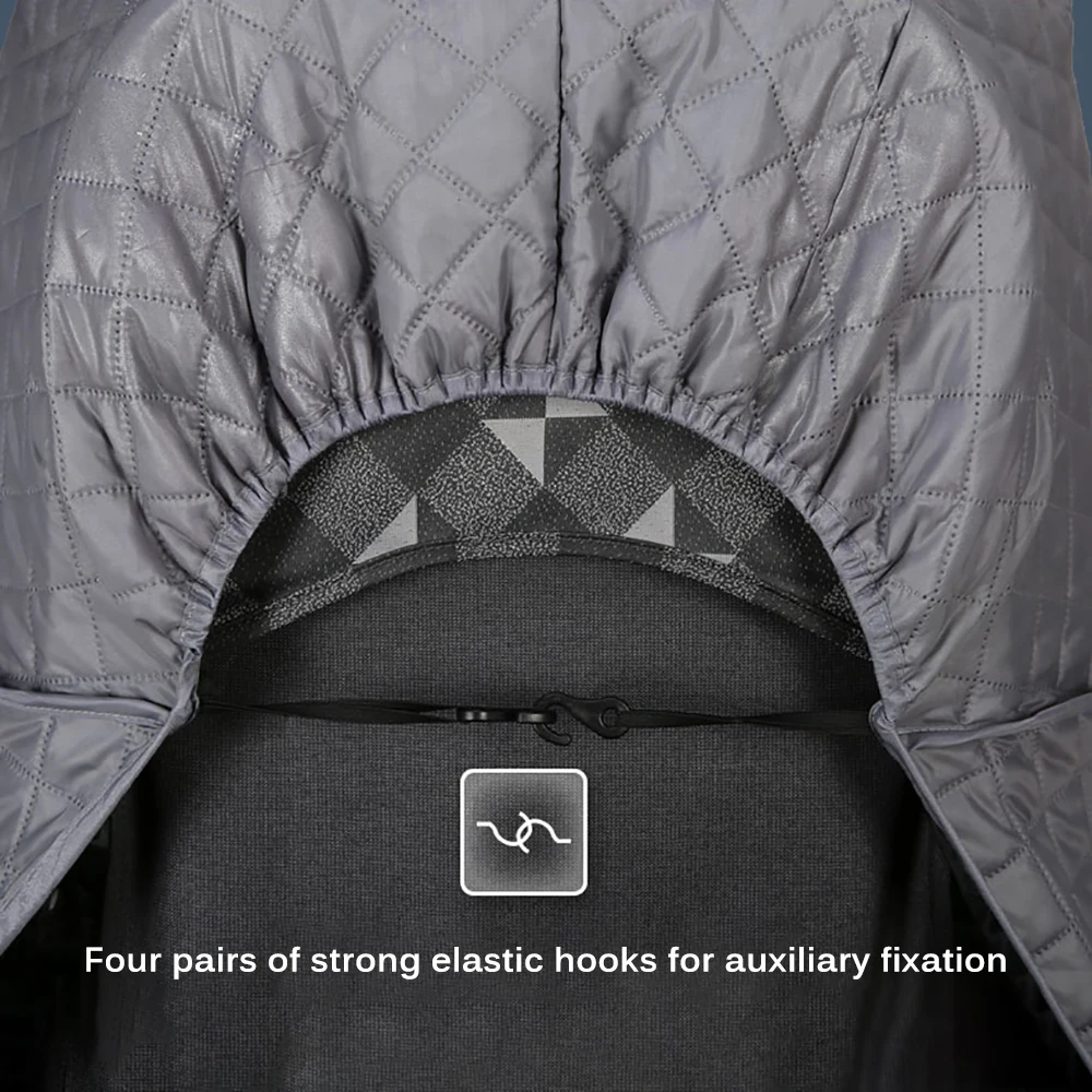 

Universal Waterproof Winter Thicken Rain Cover Wind Dust Shield Full Cover Raincoat For Baby Stroller Pushchairs Rain Cover