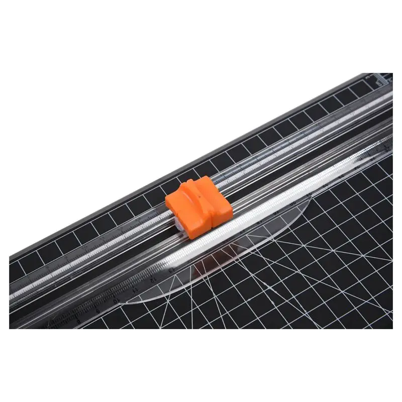 

JIELISI 12 Inch A4 Paper Cutter Trimmer Black-Orange with Multi-function *Automatic Security Safeguard When Cutting*
