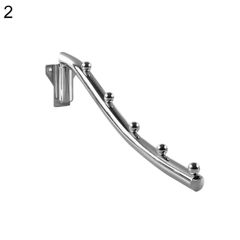 5 Ball Holder 38cm Домашние вешалки для хранения из нержавеющей стали, настенные вешалки для одежды, крюк, поворотный кронштейн, вращающийся держатель приспособление для дома, аксессуары - Цвет: 5 Ball Holder 38cm