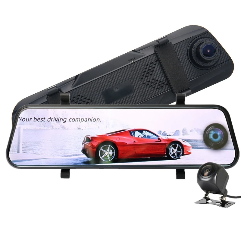 

Front Rear Dual 1080P Non-Light Night Vision Streaming Media Driving Recorder