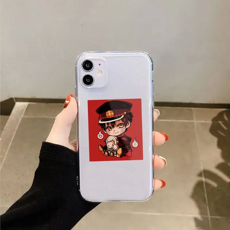

toilet bound hanako kun Phone Case Transparent for iPhone 11 12 mini pro XS MAX 8 7 6 6S Plus X 5S SE 2020 XR
