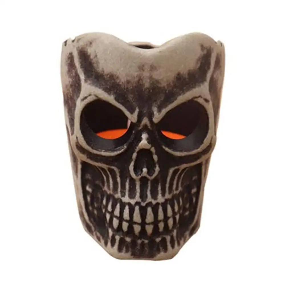 

LED Candle Light Skull Candlestick Resin Plastic Add Festival Atomosphere Hall Party Decoration Haunted House Wall