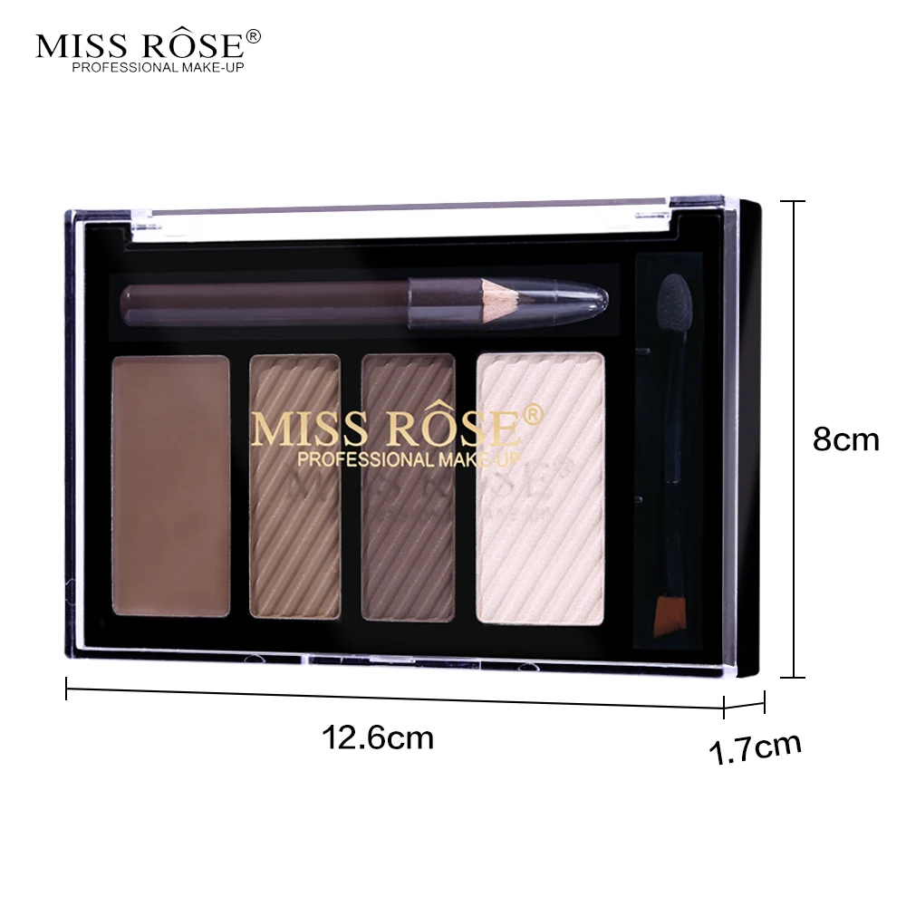 Miss Rose 2 цвета пудра для бровей водонепроницаемый стойкий крем + карандаш