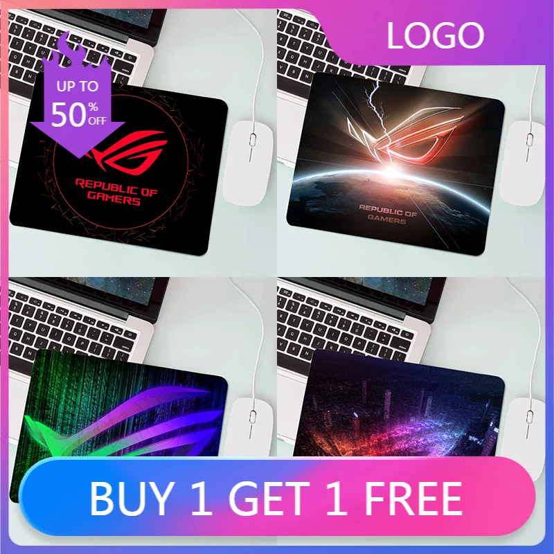 

Computer Mouse Pad ASUS ROG Gaming Accessories Small PC Gamer Mausepad Carpet Desk Mat Keyboard Rubber Accessories Mousepad
