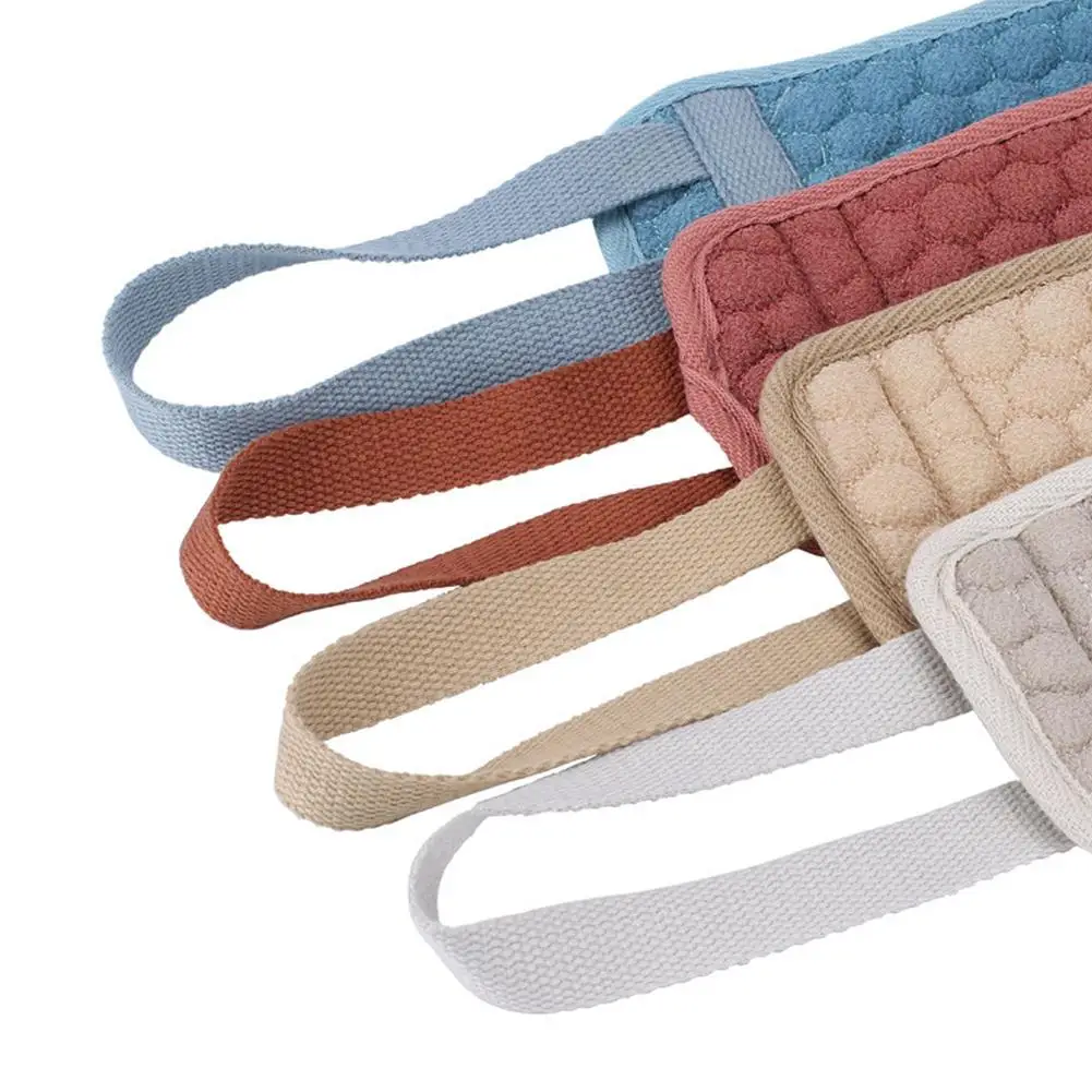 мочалка для тела губка Двухсторонний мягкий волоконный Отшелушивающий задний