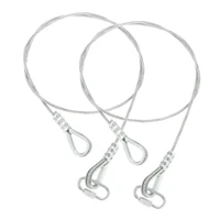 2 pcs replacement cables 15 minute install for gorilla lift with ez spring clips stainless steel