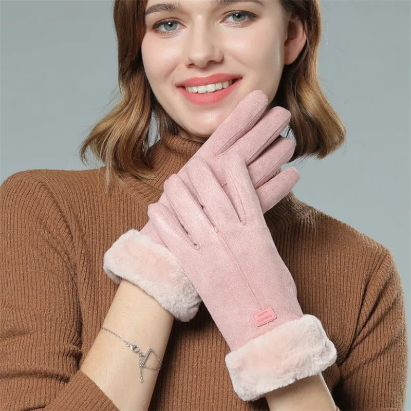 2019 Новое поступление зимние женские перчатки с сенсорным экраном