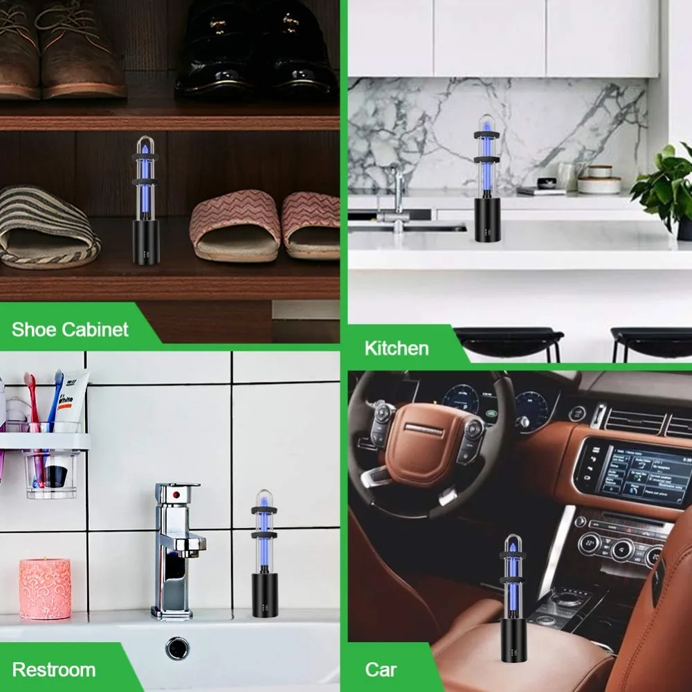 Домашний УФ стерилизатор светильник перезаряжаемый ультрафиолетовый лампа